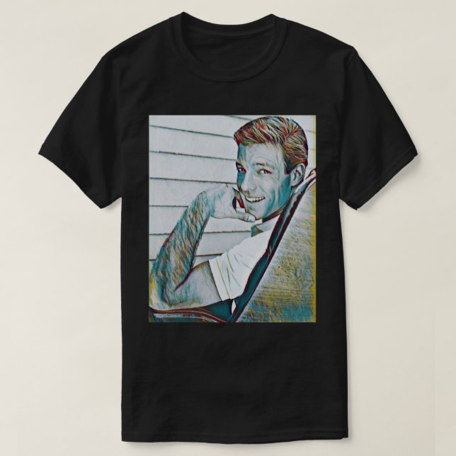 T-shirt Richard chamberlain sourit (Design devant)