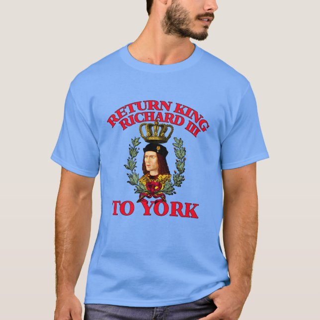 T-shirt Richard de retour le tiers vers York (Devant)