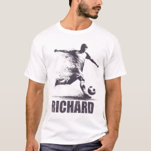 T-shirt Richard Football Garçons Personnalisé Prénom Richa