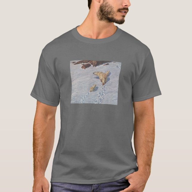 T-shirt Richard Friese - Famille des ours polaires (Devant)