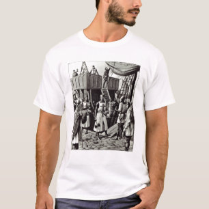 T-shirt Richard I place la voile pour la Terre Sainte,