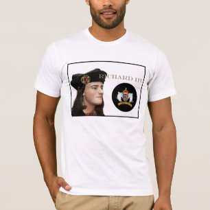 T-shirt Richard III et son insigne blanc de verrat