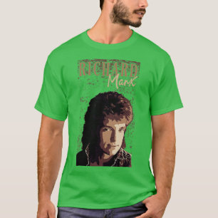 T-shirt Richard Marx 80s Brown vintage