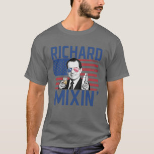 T-shirt Richard Mixin 4 juillet le président Nixon