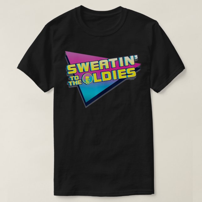 T-shirt Richard Simmons En Sueur Au Logo Rétro Oldies  (Design devant)