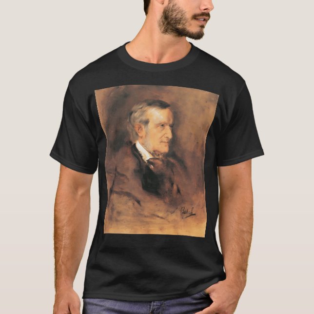 T-shirt Richard Wagner (1813 1883) De Franz Von Lenbach (Devant)