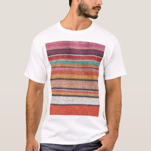 T-shirt Richesse du tapis : Textures mexicaines péruvienne