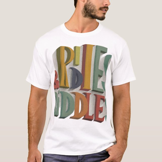T-shirt Richesses et énigmes (Devant)