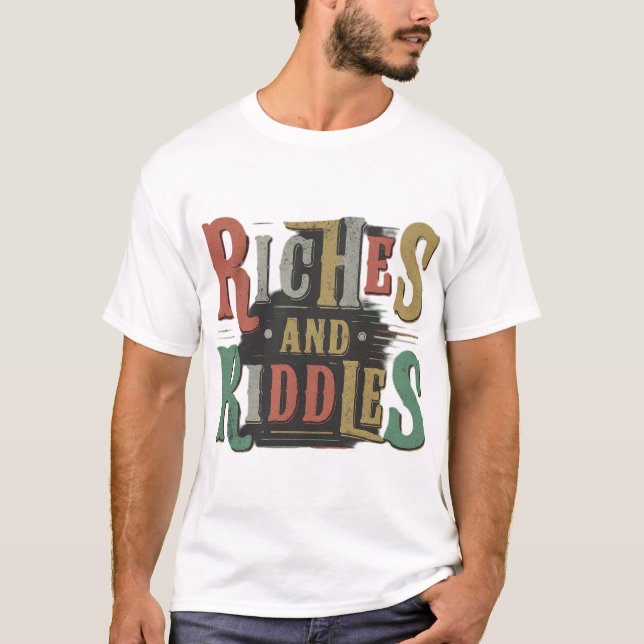 T-shirt Richesses et énigmes (Devant)