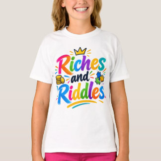 T-shirt Richesses et Énigmes Puzzle Couronne Drôle