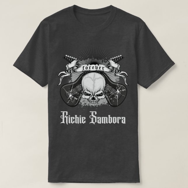 T-shirt richie sambora guitaris éternellement (Design devant)