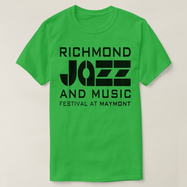 T-shirt Richmond Jazz and Music Festival (Design devant)