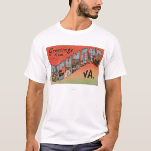 T-shirt Richmond, la Virginie - grandes scènes 3 de lettre