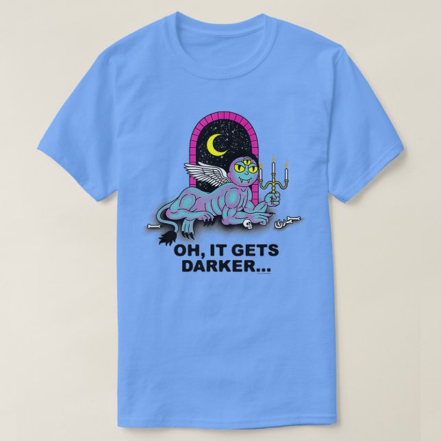 T-shirt Rick and Morty It Gets Darker  (Design devant)
