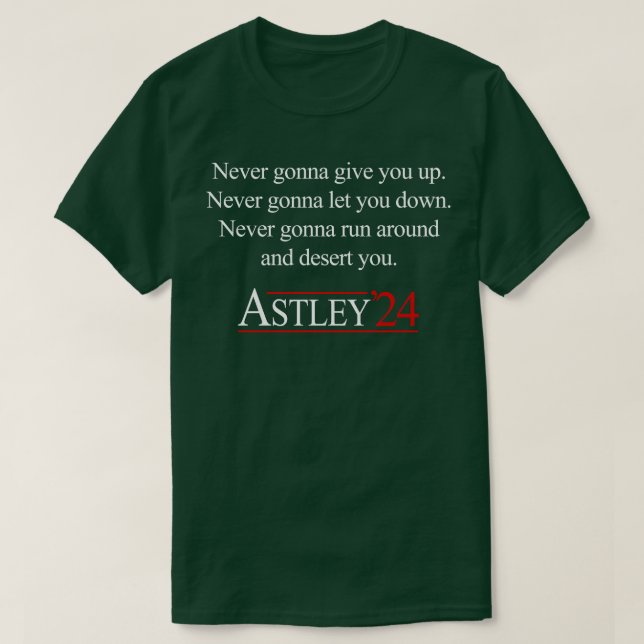 T-shirt Rick Astley (Design devant)