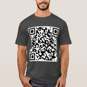 T-shirt Rick Astley ne vous abandonnera jamais le code QR