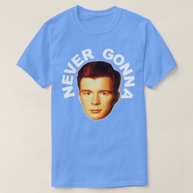 T-shirt Rick Astley Retro ne va jamais faire rouler FanArt (Design devant)