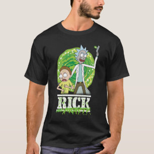 T-shirt RICK ET MORTY™   Éclat vert
