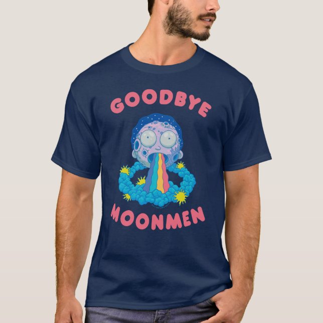 T-shirt RICK ET MORTY™ | Goodbye Moonmen (Devant)