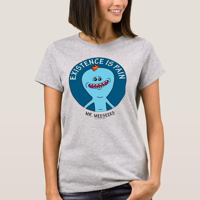 T-shirt RICK ET MORTY™ | L'Existence Est Une Douleur (Devant)