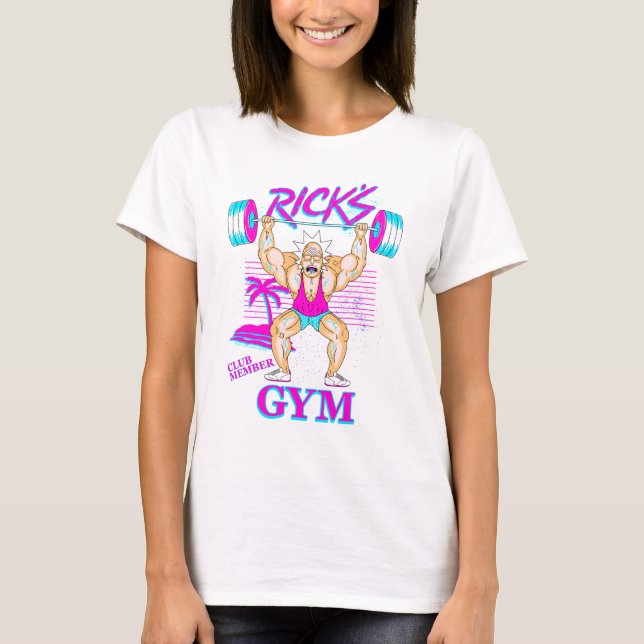 T-shirt RICK ET MORTY™ | Membre Rick's Gym Club (Devant)