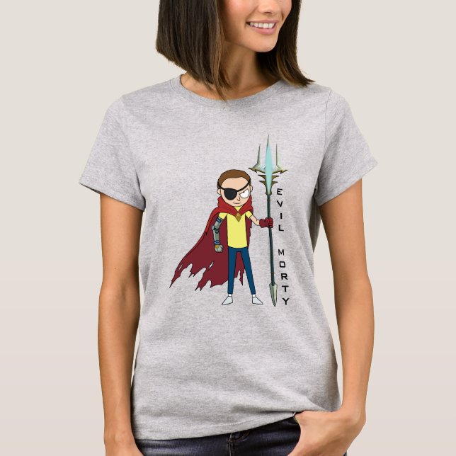 T-shirt RICK ET MORTY™ | Morty mal (Devant)
