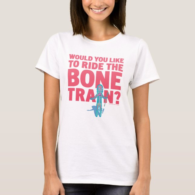 T-shirt RICK ET MORTY™ | Parc anatomique - Train osseux (Devant)