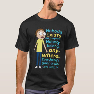 T-shirt RICK ET MORTY™   Personne N'Existe À Titre Exce