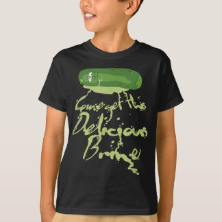 T-shirt Rick et Morty Pickle Rick Brine