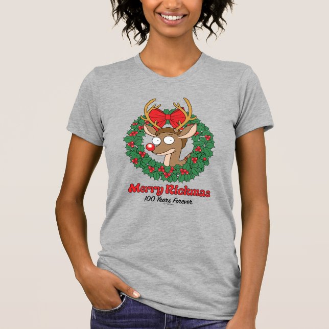 T-shirt Rick et Morty | Reindeer Morty Merry Rickmas (Devant)