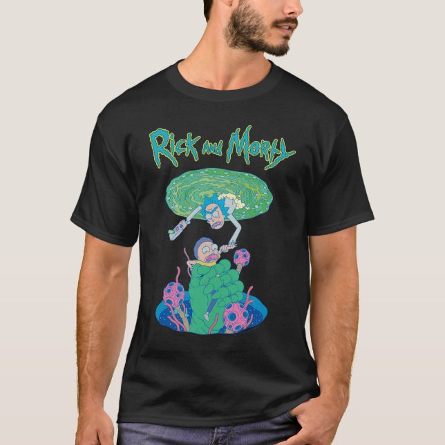T-shirt RICK ET MORTY™ | Secourt du portail (Devant)