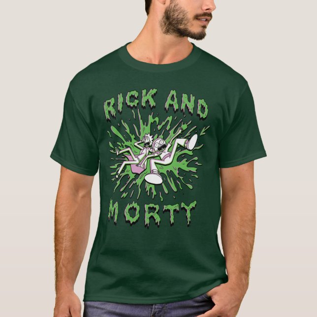 T-shirt RICK ET MORTY™ | Tomber Dans La Tva Acide (Devant)