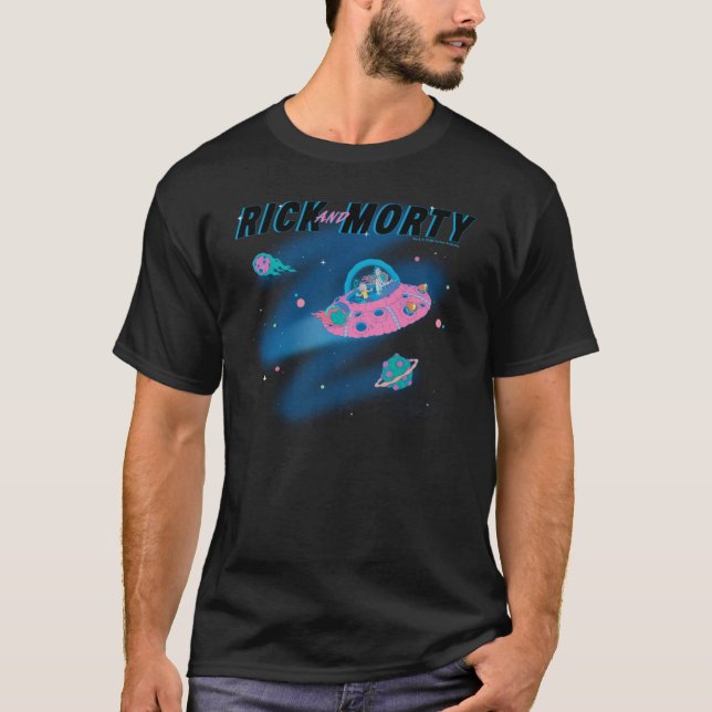 T-shirt RICK ET MORTY™ | Voyager dans l'espace (Devant)