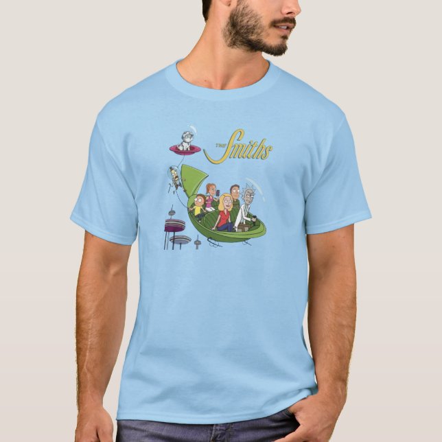 T-shirt Rick et Morty x les Jetsons (Devant)
