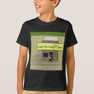 T-shirt Rick London Drôle Allumettes Usagées Entrepreneuri