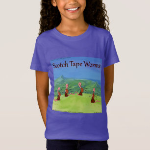 T-Shirt Rick London Funny Worms d'Écosse Comic 