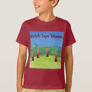 T-shirt Rick London Funny Worms Of Scotland Bande Dessinée