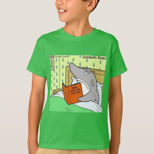 T-shirt Rick London Shark Lawyer Funny (Devant)
