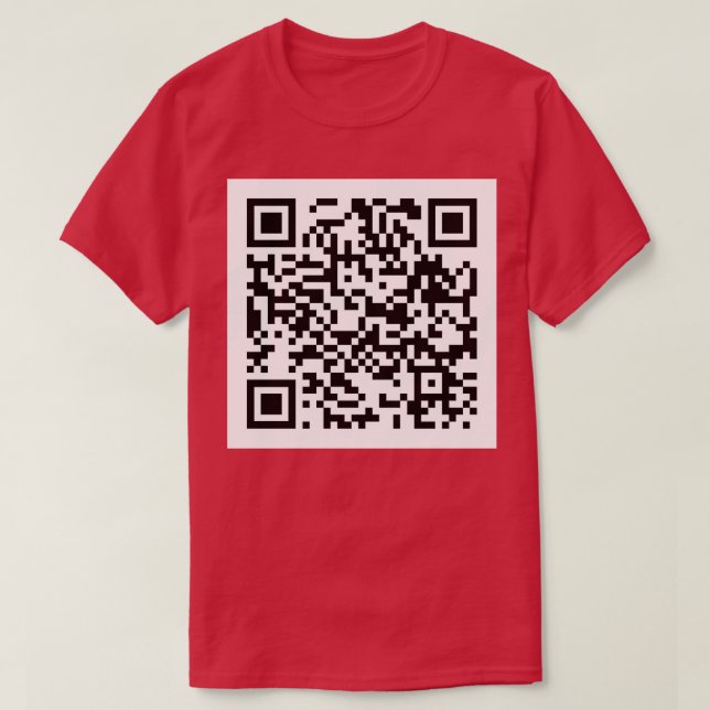 T-shirt Rick Roll QR Code Crewneck Sweatshirt (Design devant)