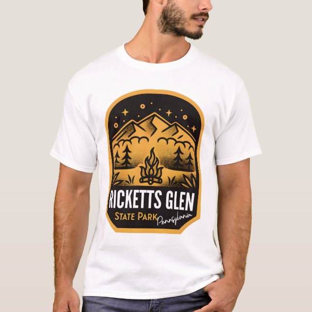 T-shirt Ricketts Glen State Park Pennsylvanie (Devant)