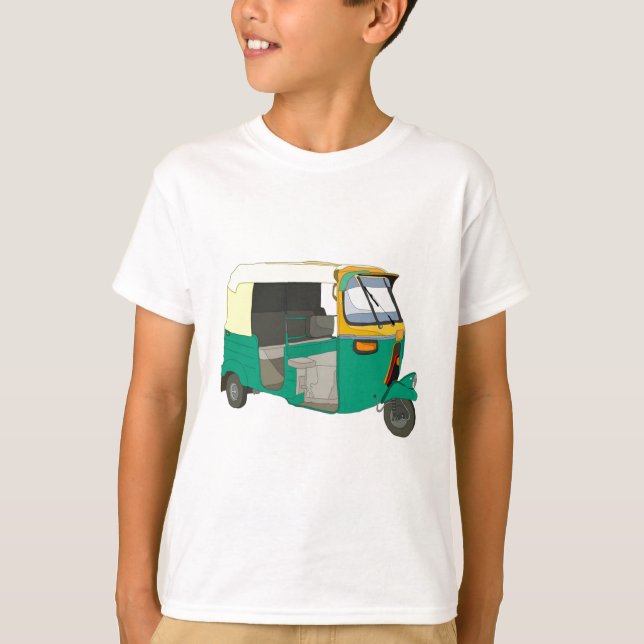 T-shirt Rickshaw indien (Devant)