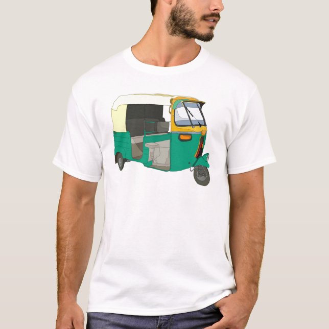 T-shirt Rickshaw indien (Devant)