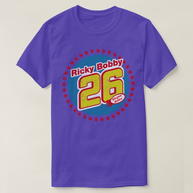 T-shirt Ricky Bobby 26 Shake Bake (Design devant)