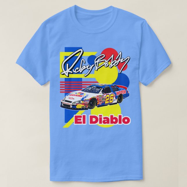 T-shirt Ricky Bobby Ricky Bobby El Diablo SHAKE ET BAKE (Design devant)