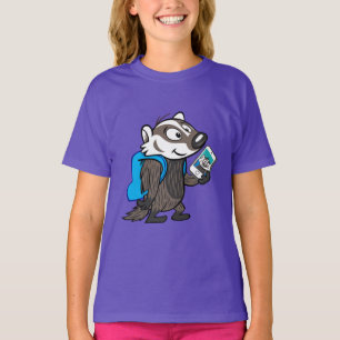 T-shirt Ricky Raccoon   Boomer Badger Selfie