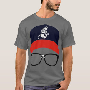 T-shirt Ricky Vaughn Major League lunettes vintages et cas