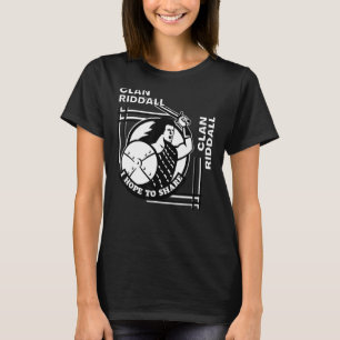T-shirt Riddall Clan Gaelic Motto Swordsman