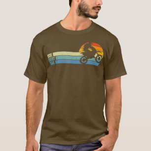 T-shirt Ride Every Trail Retro Dirt Bike Rider