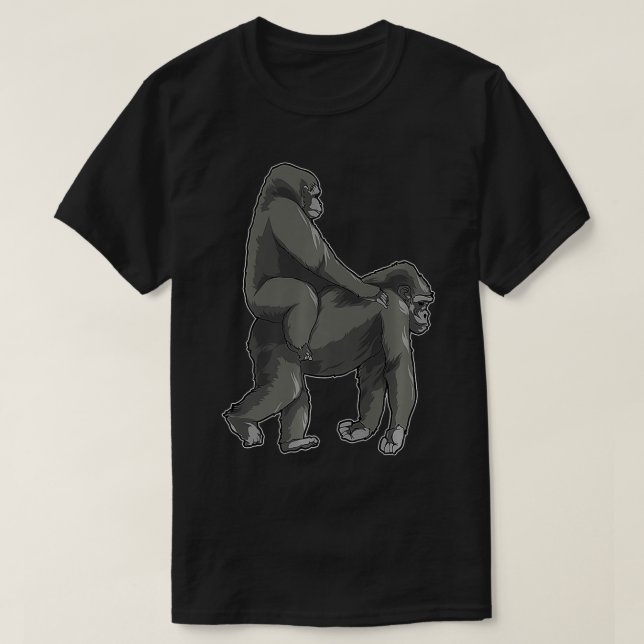 T-shirt Ride Femme Gorilla Mème Drôle Mèmes Singe Premium (Design devant)