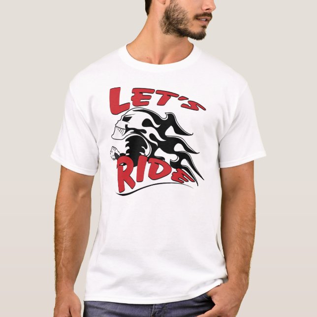 T-shirt Ride le crâne (Devant)